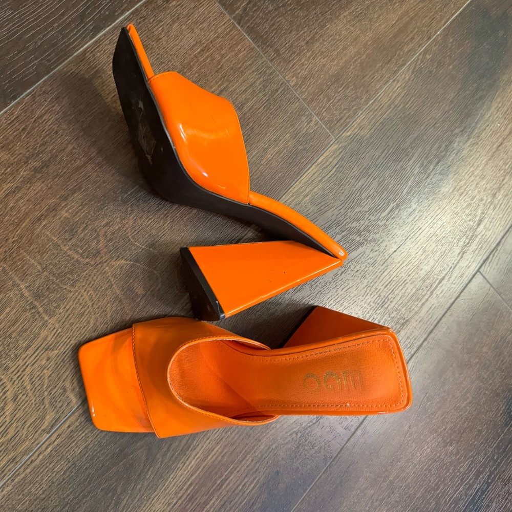 Orange heels